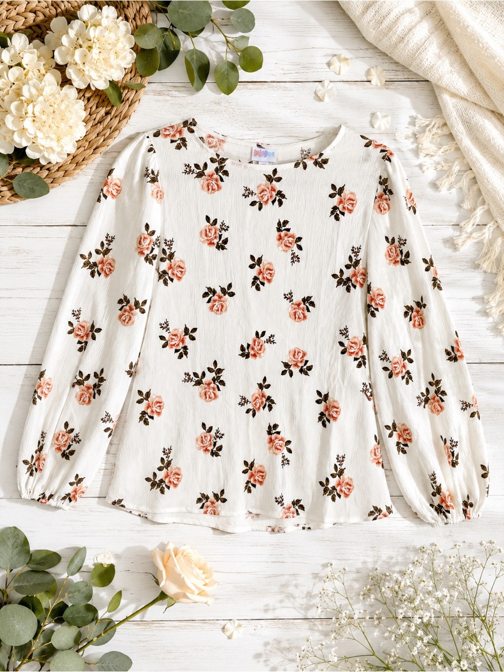 NWT LuLaRoe Vivian Button Back Long Sleeve Blouse – Size XS